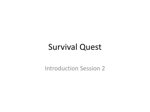Survival Quest - WordPress.com