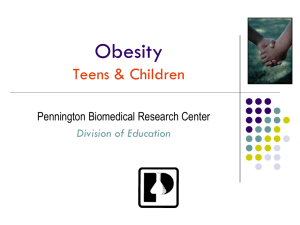Obesity Prevalence and Trends - Pennington Biomedical Research