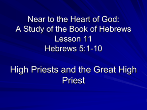 Near to the Heart of God: A Study of the Book of Hebrews