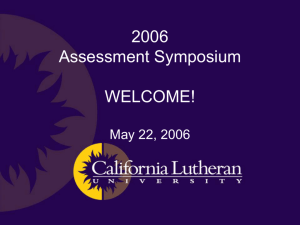 Title Page - California Lutheran University