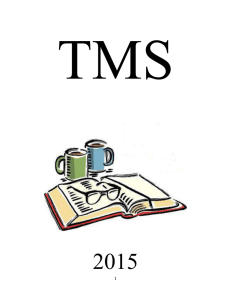 2015 TMS Text book