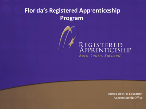 Why Apprenticeship? - Department of Economic Opportunity