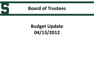 2012-13 Budget Update (PDF)