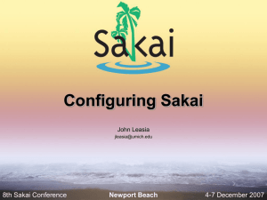 Worksite Types - the Sakai wiki