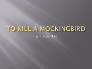 The Basis for To Kill a Mockingbird