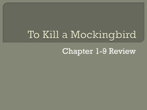 To Kill a Mockingbird review 1-10