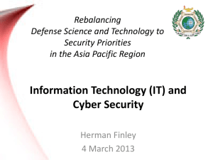 Information Technology & Cyber Security: Issues