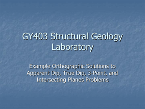 GY360 Structural Geology Laboratory