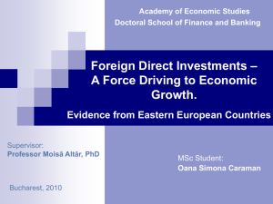 FDI and Economic Growth