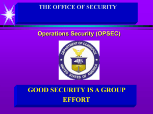 (OPSEC) Program Managers Course
