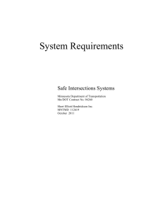 System Requirements - Minnesota Department of Transportation