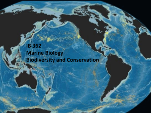 IB 362 Biodiversity and Conservation 1