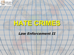 hate crimes - cteunt.org