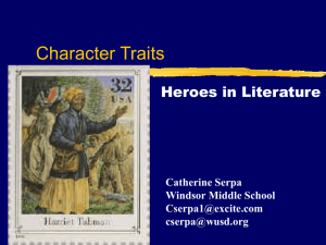 Character Traits - Teaching with Technology Home Page