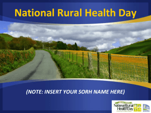 National Rural Health Day PowerPoint Presentation Template