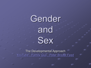 Gender and Sex