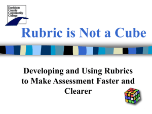 Rubric is Not a Cube