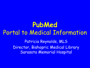 PubMed 2 - Sarasota Memorial Hospital