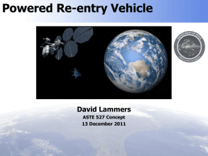 D Powered Reentry Vehicle