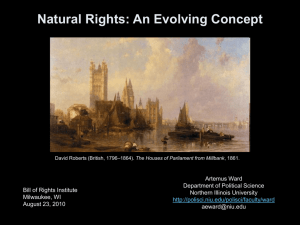Natural Rights - Northern Illinois University