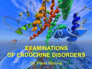 Examination methods of endocrine disorders