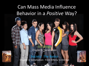 Can mass media influence behavior in a positive way?