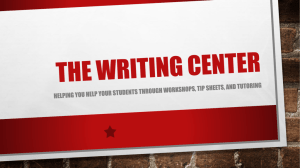The Writing Center - Ivy Tech Community College