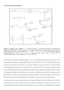 Carvacrol derivatives preparation Scheme S1 Reagents and