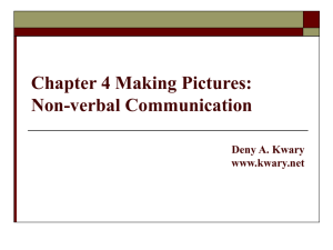 Chapter 4 Making Pictures: Non-verbal Communication