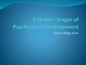 Erikson's Stages of Psychosocial Development [PPT]
