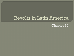 Revolts in Latin America