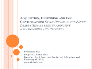 Acquisition, Defending and Ego Gratification: Style Drives of the