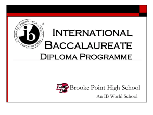 IB - Brooke Point High School