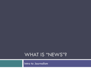 What is *news*?