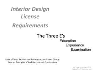 Careers in Interior Design Construction and Urban Design