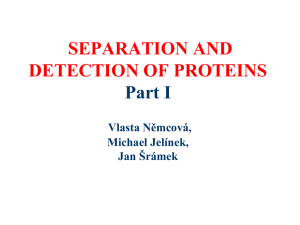 Isolation of proteins