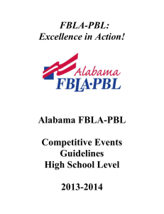 FBLA Competitive Events Guidelines