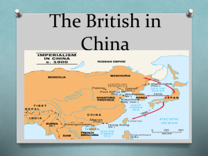 The British in China - Prairie Spirit Blogs