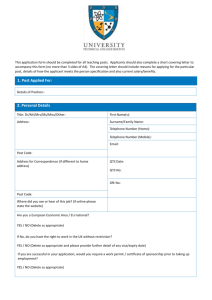 UTC Bolton Application Form 23 Sept 2015