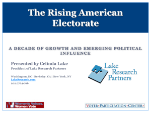 The Rising American Electorate