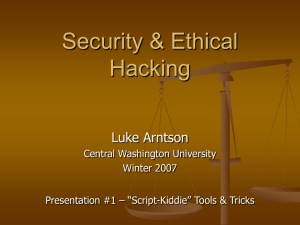 Security & Ethical Hacking