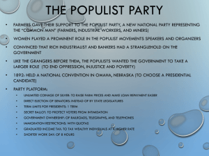 The Populist Party
