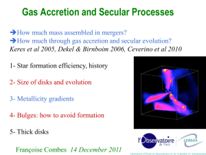 Gas Accretion and Dynamics of Galaxies