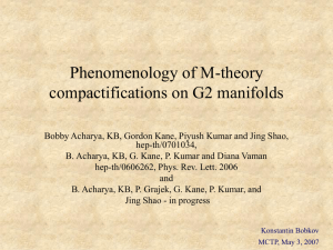 Phenomenology of M-theory Compactifications on G_2 Manifolds
