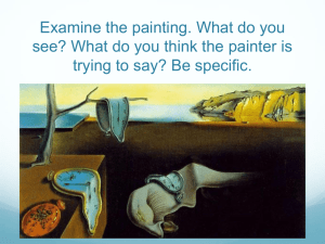 Examine the painting. What do you see? What do you think the