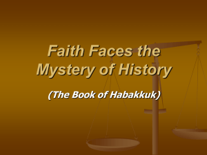 Faith Faces the Mystery of History
