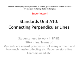A10 PowerPoint - Mr Barton Maths