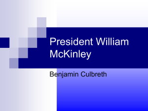 President William McKinley - Spartanburg County School District One