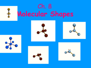 Ch. 8 Molecular Shape