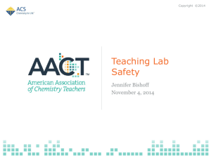 Keeping it safe: Chemical safety in the high school laboratory (2010)